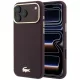 Lacoste Champs Elysees Embossed MagSafe iPhone 18 Pro / 17 Pro (LCHMP18L6PSWCEDR) tok, bordó