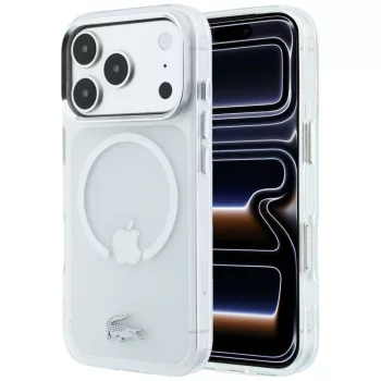   Lacoste IML Frosted MagSafe iPhone 18 Pro Max / 17 Pro Max (LCHMP18X6UFRTH) tok, átlátszó
