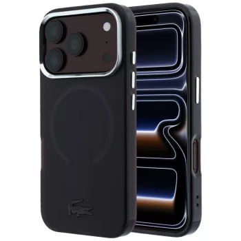   Lacoste IML Frosted MagSafe iPhone 18 Pro / 17 Pro (LCHMP18L6UFRTDR) tok, bordó