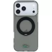 Lacoste IML Glossy FinishRing St MagSafe iPhone 18 Pro Max / 17 Pro Max (LCHMP18X6URGLK) tok, fekete
