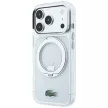 Lacoste IML Glossy FinishRing St MagSafe iPhone 18 Pro Max / 17 Pro Max (LCHMP18X6URGLH) tok, átlátszó