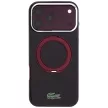 Lacoste IML Glossy FinishRing St MagSafe iPhone 18 Pro Max / 17 Pro Max (LCHMP18X6URGLDR) tok, bordó
