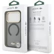 Lacoste IML Shockproof Gold Logo MagSafe iPhone 18 Pro / 17 Pro (LCHMP18LUFWAK) tok, fekete