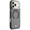 Lacoste IML Shockproof Gold Logo MagSafe iPhone 18 Pro Max / 17 Pro Max (LCHMP18XUFWAK) tok, fekete