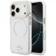 Lacoste IML Shockproof Gold Logo MagSafe iPhone 18 Pro / 17 Pro (LCHMP18LUFWAH) tok, átlátszó