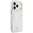 Lacoste IML Shockproof Gold Logo MagSafe iPhone 18 Pro / 17 Pro (LCHMP18LUFWAH) tok, átlátszó