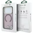 Lacoste IML Shockproof Gold Logo MagSafe iPhone 18 Pro Max / 17 Pro Max (LCHMP18XUFWADR) tok, bordó