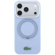 Lacoste SiliconeRing St MagSafe iPhone 18 Pro Max / 17 Pro Max (LCHMP18XSRLALB) tok, világoskék