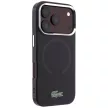 Lacoste IML Frosted Laquer Logo MagSafe iPhone 18 Pro / 17 Pro (LCHMP18L6UFRLADR) tok, bordó