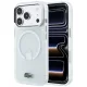 Lacoste IML Frosted Laquer Logo MagSafe iPhone 18 Pro Max / 17 Pro Max (LCHMP18X6UFRLAH) tok, átlátszó