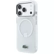 Lacoste IML Frosted Laquer Logo MagSafe iPhone 18 Pro Max / 17 Pro Max (LCHMP18X6UFRLAH) tok, átlátszó