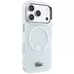 Lacoste IML Frosted Laquer Logo MagSafe iPhone 18 Pro Max / 17 Pro Max (LCHMP18X6UFRLAH) tok, átlátszó
