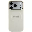 Guess Saffiano Peony & Ring MagSafe iPhone 18 Pro / 17 Pro (GUHMP18LPSAMSECE) tok, bézs
