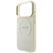 Guess Saffiano Peony & Ring MagSafe iPhone 18 Pro / 17 Pro (GUHMP18LPSAMSECE) tok, bézs