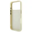 Guess Saffiano Peony & Ring MagSafe iPhone 18 Pro / 17 Pro (GUHMP18LPSAMSECE) tok, bézs