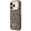 Guess 4G PU Triangle Logo & St Camera MagSafe iPhone 18 Pro / 17 Pro (GUHMP18LPCS4GPTW) tok, barna