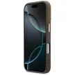 Guess 4G PU Triangle Logo & St Camera MagSafe iPhone 18 Pro / 17 Pro (GUHMP18LPCS4GPTW) tok, barna