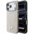 Karl Lagerfeld Grained Embossed Ring & Kameo Logo MagSafe iPhone 18 Pro / 17 Pro (KLHMP18L6PWBKECE) tok, bézs