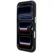 Karl Lagerfeld Grained Elongated Logo MagSafe iPhone 18 Pro / 17 Pro (KLHMP18L6PWBKECK) tok, fekete