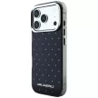 Karl Lagerfeld IML Rhinestones Allover Electroplated Logo iPhone 18 Pro / 17 Pro (KLHCP18L6HCRDKLK) tok, fekete