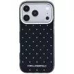 Karl Lagerfeld IML Rhinestones Allover Electroplated Logo iPhone 18 Pro / 17 Pro (KLHCP18L6HCRDKLK) tok, fekete