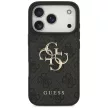 Guess (4G PU Big Logo) iPhone 18 Pro / 17 Pro (GUHCP18L4GMGGR) tok, fekete