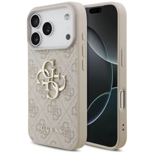 Guess (4G PU Big Logo) iPhone 18 Pro / 17 Pro (GUHCP18L4GMGPI) tok, rózsaszín