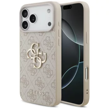  Guess (4G PU Big Logo) iPhone 18 Pro Max / 17 Pro Max (GUHCP18X4GMGPI) tok, rózsaszín