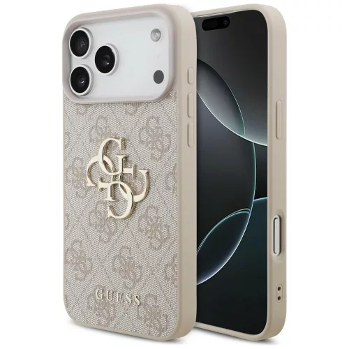 Guess (4G PU Big Logo) iPhone 18 Pro Max / 17 Pro Max (GUHCP18X4GMGPI) tok, rózsaszín