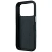 Mercedes Leather Semi Wrap Iconic Line MagSafe iPhone 18 Pro / 17 Pro (MEHMP18L25PFWSTK) tok, fekete