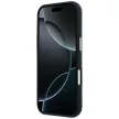 Mercedes Leather Semi Wrap Iconic Line MagSafe iPhone 18 Pro Max / 17 Pro Max (MEHMP18X25PFWSTK) tok, fekete
