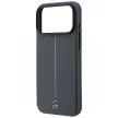Mercedes Leather Semi WrapIconic Line MagSafe iPhone 18 Pro Max / 17 Pro Max (MEHMP18X25PFWSTA) tok, antracit