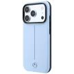 Mercedes Leather Semi Wrap Iconic Line MagSafe iPhone 18 Pro Max / 17 Pro Max (MEHMP18X25PFWSTB) tok, kék