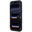 Mercedes Leather Semi Wrap Iconic Line MagSafe iPhone 18 Pro / 17 Pro (MEHMP18L25PFWSTR) tok, bordó
