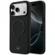 Mercedes Leather 3D MagSafe iPhone 18 Pro / 17 Pro (MEHMP18L25PEMMOK) tok, fekete