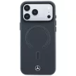 Mercedes Leather 3D MagSafe iPhone 18 Pro / 17 Pro (MEHMP18L25PEMMOA) tok, antracit