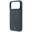 Mercedes Leather 3D MagSafe iPhone 18 Pro / 17 Pro (MEHMP18L25PEMMOA) tok, antracit