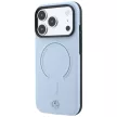 Mercedes Leather 3D MagSafe iPhone 18 Pro / 17 Pro (MEHMP18L25PEMMOB) tok, kék