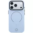 Mercedes Leather 3D MagSafe iPhone 18 Pro / 17 Pro (MEHMP18L25PEMMOB) tok, kék