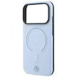 Mercedes Leather 3D MagSafe iPhone 18 Pro / 17 Pro (MEHMP18L25PEMMOB) tok, kék