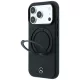 Mercedes LeatherRing St MagSafe iPhone 18 Pro Max / 17 Pro Max / 17 Pro Max (MEHMP18X25PRSMOK) tok, fekete
