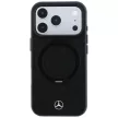 Mercedes LeatherRing St MagSafe iPhone 18 Pro Max / 17 Pro Max / 17 Pro Max (MEHMP18X25PRSMOK) tok, fekete