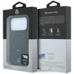 Mercedes LeatherRing St MagSafe iPhone 18 Pro Max / 17 Pro Max / 17 Pro Max (MEHMP18X25PRSMOK) tok, fekete