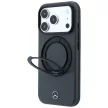 Mercedes LeatherRing St MagSafe iPhone 18 Pro / 17 Pro (MEHMP18L25PRSMOA) tok, antracit