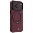 Mercedes LeatherRing St MagSafe iPhone 18 Pro Max / 17 Pro Max (MEHMP18X25PRSMOR) tok, bordó