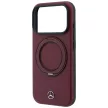Mercedes LeatherRing St MagSafe iPhone 18 Pro Max / 17 Pro Max (MEHMP18X25PRSMOR) tok, bordó