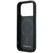Mercedes Leather MeshBow Line MagSafe iPhone 18 Pro / 17 Pro (MEHMP18L25PMERCK) tok, fekete