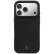 Mercedes Leather MeshBow Line MagSafe iPhone 18 Pro Max / 17 Pro Max (MEHMP18X25PMERCK) tok, fekete