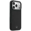 Mercedes Leather MeshBow Line MagSafe iPhone 18 Pro Max / 17 Pro Max (MEHMP18X25PMERCK) tok, fekete
