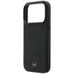 Mercedes Leather MeshBow Line MagSafe iPhone 18 Pro Max / 17 Pro Max (MEHMP18X25PMERCK) tok, fekete